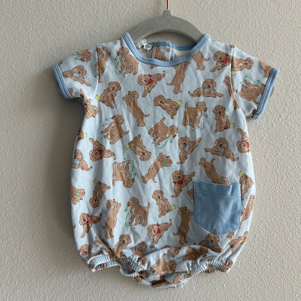 Magnolia Baby Golden Pup Boy Bubble Size 9M